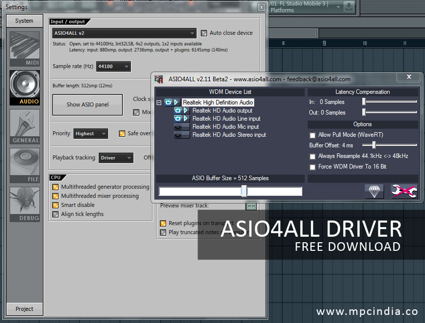 Asio 4 typhoon audio driver mac
